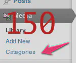 Media Menu with Categories enabled