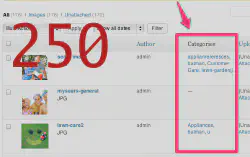 Media Library page in WordPress 3.5 is now more like the Posts and Pages interfaces.